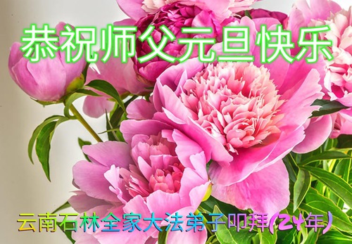 Image for article I praticanti della Falun Dafa della provincia dello Yunnan augurano rispettosamente al Maestro Li Hongzhi un felice anno nuovo (18 auguri)