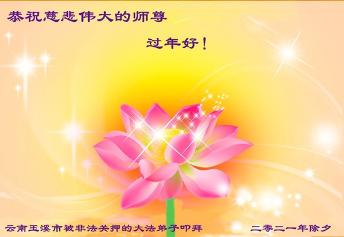 Image for article I praticanti della Falun Dafa incarcerati per la loro fede mandano gli auguri di capodanno cinese al Maestro Li (20 saluti)