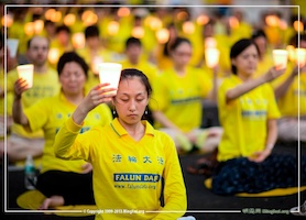 Image for article Candlelight Vigil in New York to Oppose 14 Year-Long Persecution of Falun Gong