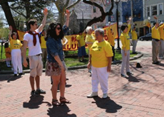 Image for article Celebrating Falun Dafa Day at the University of Michigan