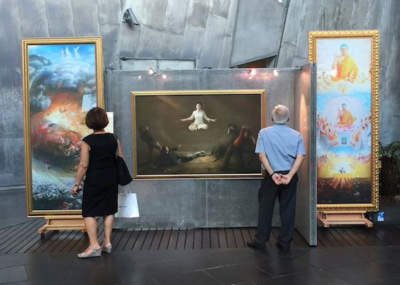 Image for article Australia: Falun Dafa Art Exhibition Expresses Inner Peace and Exposes Persecution