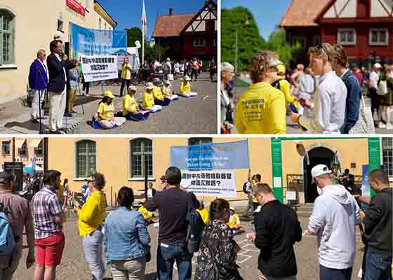 Image for article Sweden: Raising Awareness about Falun Gong at “Politician’s Week”