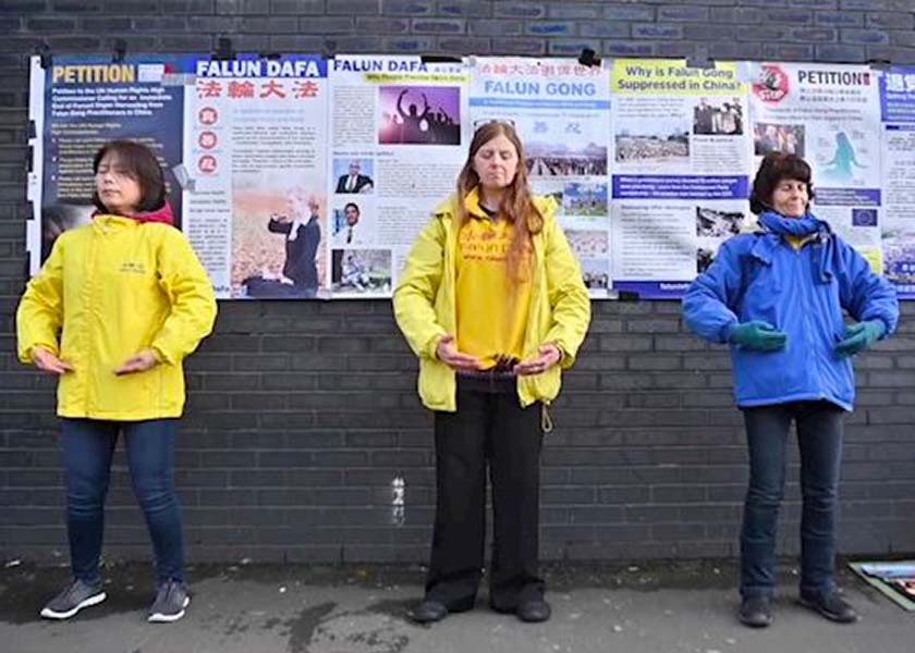 Image for article Scottish Newspaper Interviews Falun Gong Practitioners During 2021 United Nations Climate Change Conference