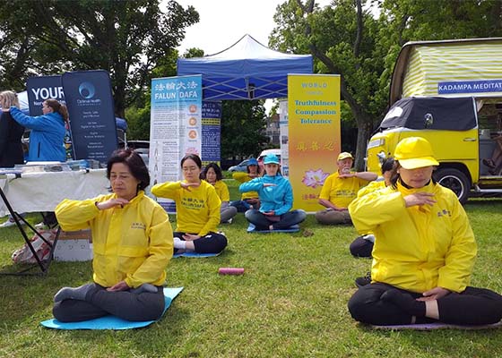 Image for article Scotland: Introducing Falun Dafa at the Meadow Festival Edinburgh