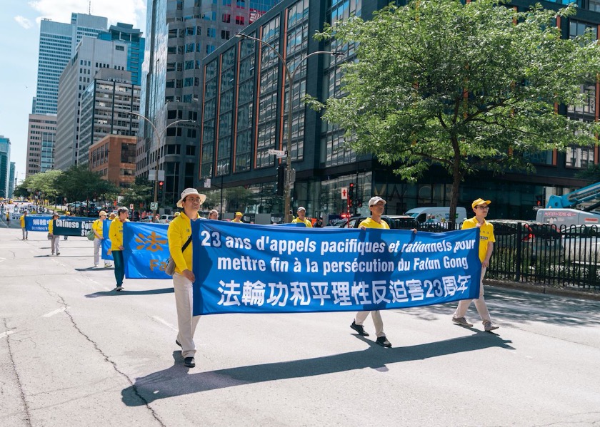 Image for article People in Montreal Condemn 23-Year Persecution of Falun Dafa: “This Genocide Needs to Stop”