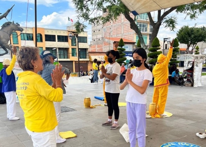 Image for article Tlaxcala, Mexico: Practitioners Hold an Event in Zacatelco to Introduce Falun Dafa
