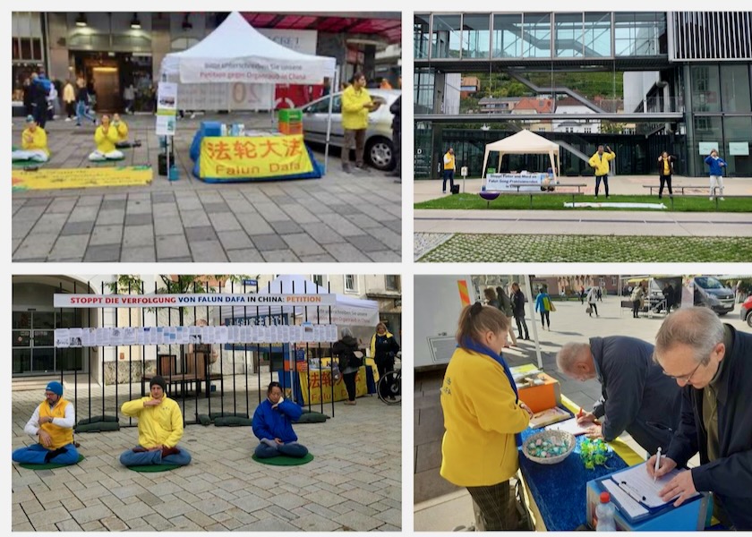 Image for article Austria: Car Tour Raises Awareness of the Persecution of Falun Dafa in 14 Cities