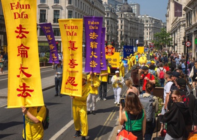 Image for article London, U.K.: Grand Parade Celebrates World Falun Dafa Day