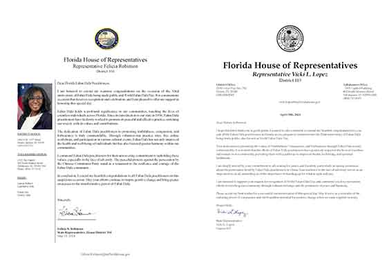 Image for article Florida, USA: State Representatives Send Letters to Honor World Falun Dafa Day