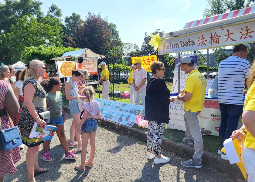 Image for article Belgium: People Resonate with Falun Dafa’s Principles