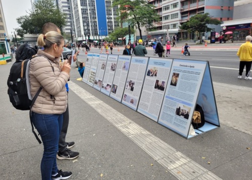 Image for article São Paulo, Brazil: Practitioners Call to End the Chinese Regime’s Persecution