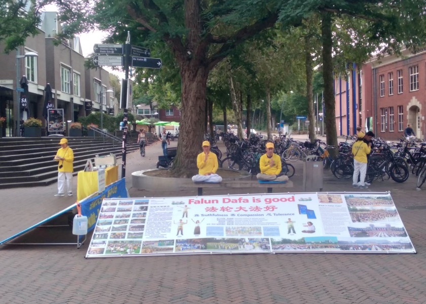 Image for article People Condemn the Persecution of Falun Dafa During Events in the Netherlands