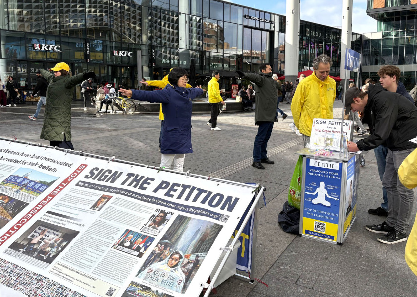 Image for article Dutch Residents Lend Support for Ending the Persecution of Falun Dafa